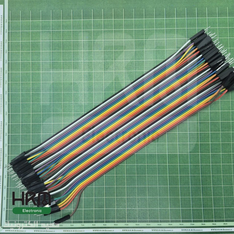 کانکتور هورینگ سیمدار 80 پین نر به نر 20cm