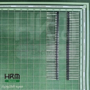 پین‌هدر مادگی 40*1 پین صاف نظامی پایه‌‌بلند (2.54mm)
