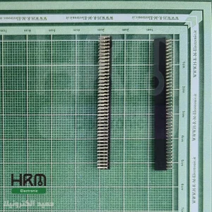 پین‌هدر مادگی 40*2 پین رایت انگل (1.27mm)