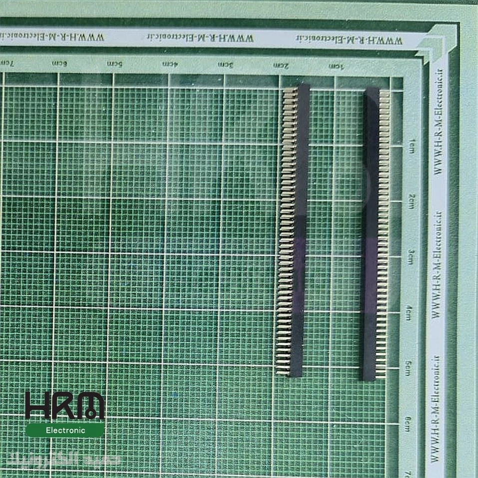 پین‌هدر مادگی 50*2 پین صاف (1mm)