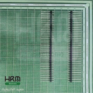پین‌هدر نری 40*1 پین صاف 19 میلی‌متر (2.54mm)