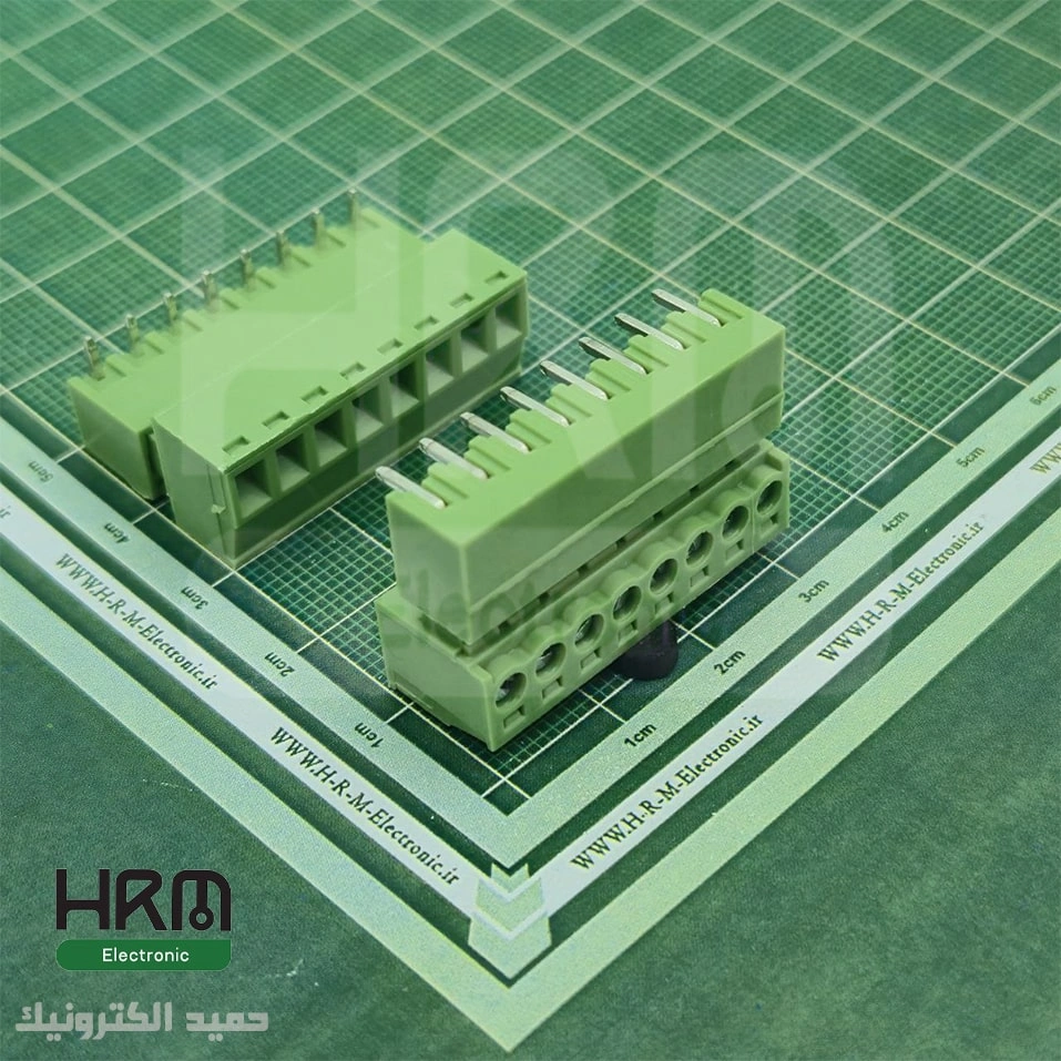 ترمینال فونیکس (PTR) نر رایت و ماده 8 پین (3.81mm)