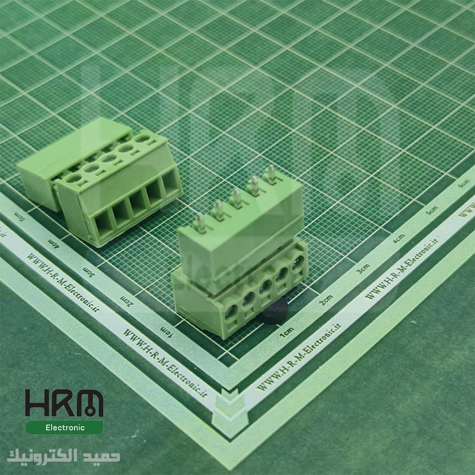 ترمینال فونیکس (PTR) نر صاف و ماده 5 پین (3.81mm)