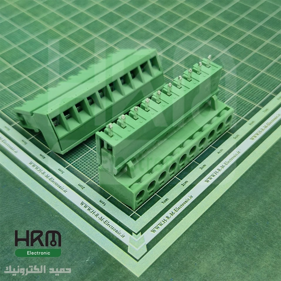 ترمینال فونیکس (PTR) نر صاف و ماده 10 پین (5.08mm)