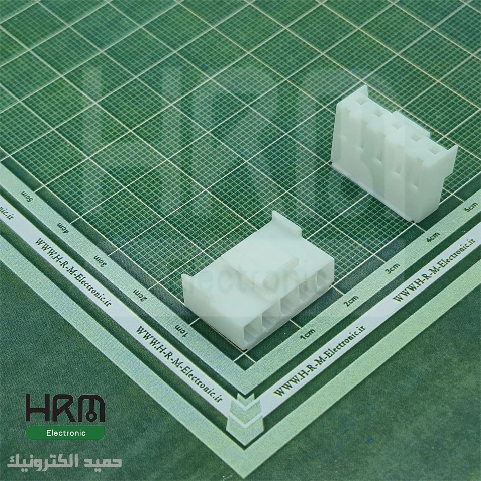 کانکتور پاور قفلدار VH مادگی 5 پین (3.96mm)