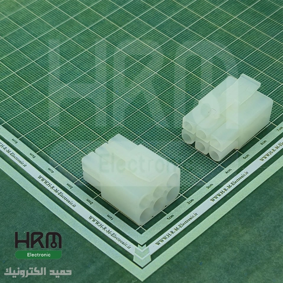کانکتور L6. 2 مادگی 6 پین (3*2) 6.2mm