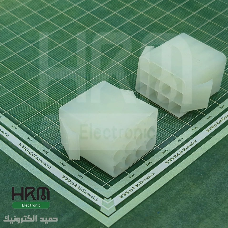 کانکتور L6. 2 نر بین راهی 12 پین (4*3) 6.2mm