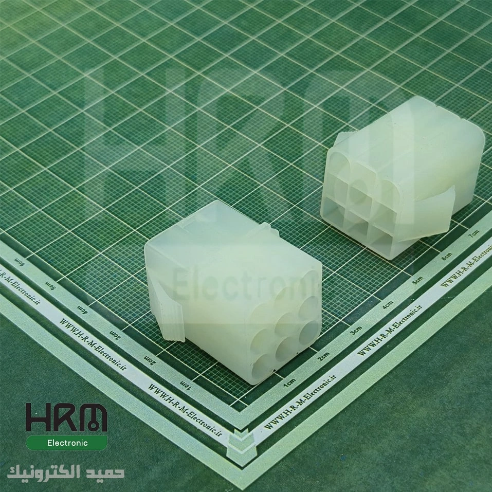 کانکتور L6. 2 نر بین راهی 9 پین (3*3) 6.2mm