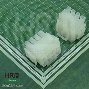 کانکتور (L6. 3) CF نری بین راهی 12 پین (4*3) 6.35mm
