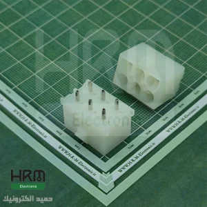 کانکتور (L6. 3) CF نری صاف 6 پین (3*2) 6.35mm