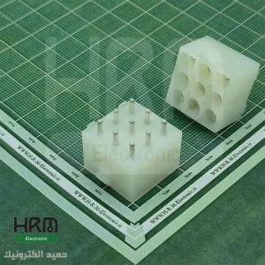 کانکتور (L6. 3) CF نری صاف 9 پین (3*3) 6.35mm