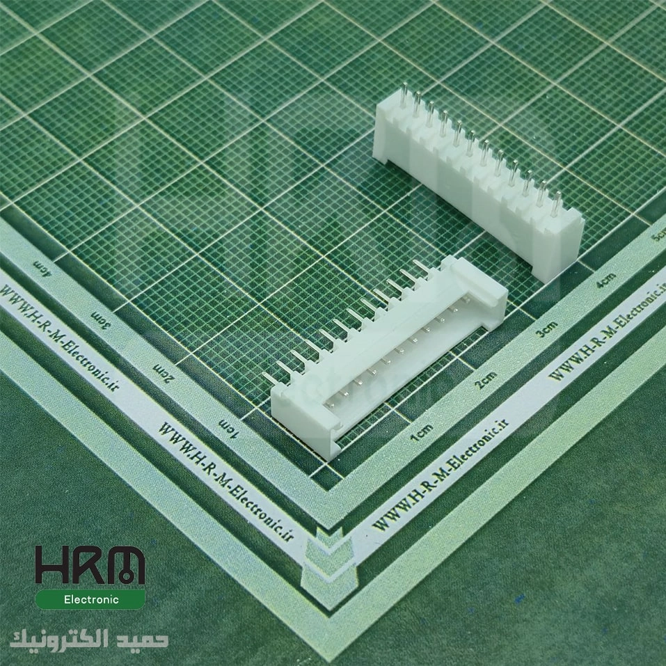 کانکتور مینیاتوری قفلدار HY نری 12 پین صاف تک ردیفِ (2mm)