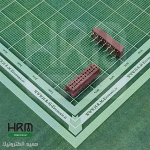کانکتور micro match (دیل سوکت) ماده صاف 12پین (2.54mm)