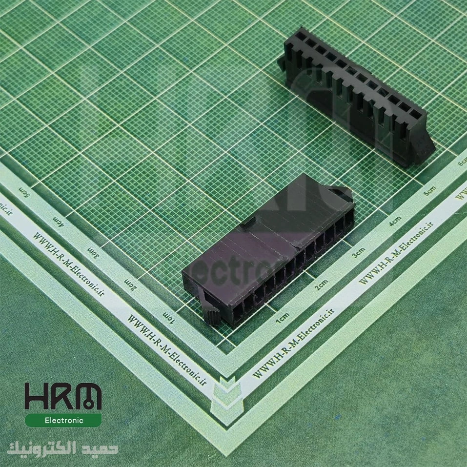 کانکتور SM بین‌راهی مادگی 12 پین (2.5mm)