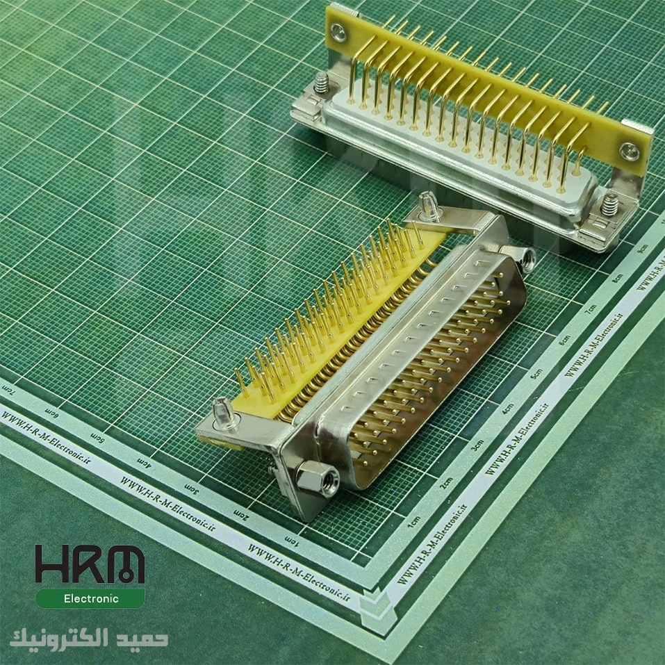 دی کانکتور روبردی صنعتی رایت‌انگل نری 50پین 3ردیفِ