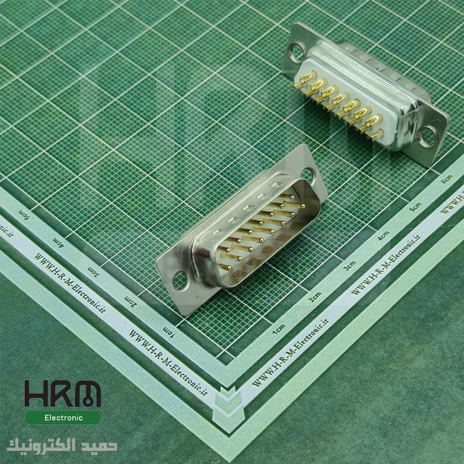 دی کانکتور صنعتی سرکابلی DB نری 15پین