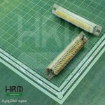 دی کانکتور صنعتی سرکابلی DB نری 62پین 3ردیفِ