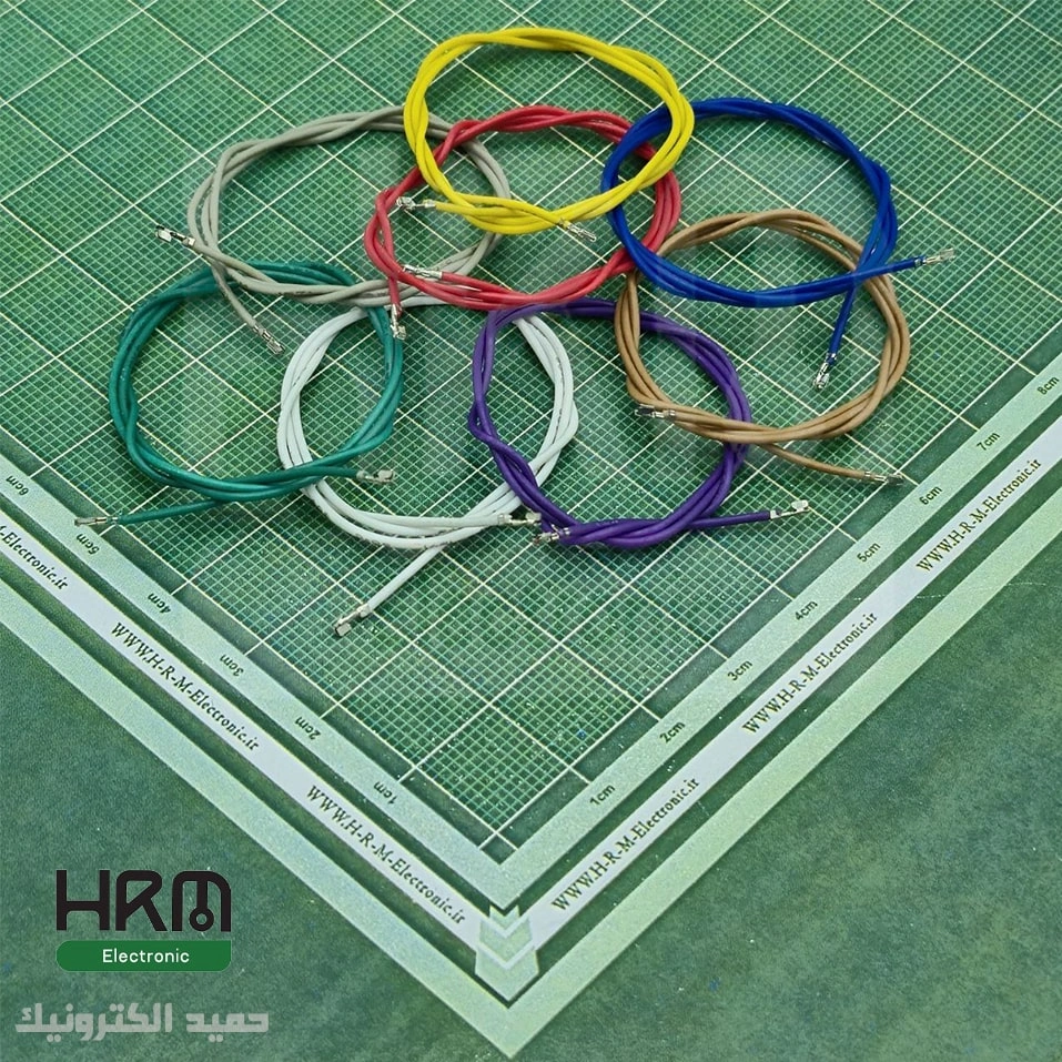 سیم SH دو سر پین 30 سانتی‌متری (1mm)