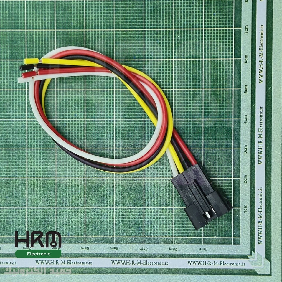کانکتور SM بین‌راهی نری 2.5mm سیمدار 4 پین 20سانتی‌متر