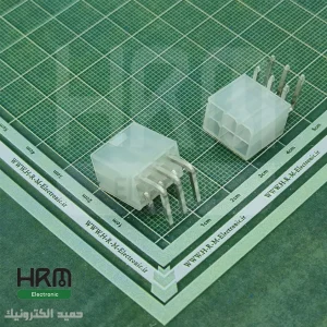 کانکتور مولکسی 6 پین نر رایت ATX (2*3)
