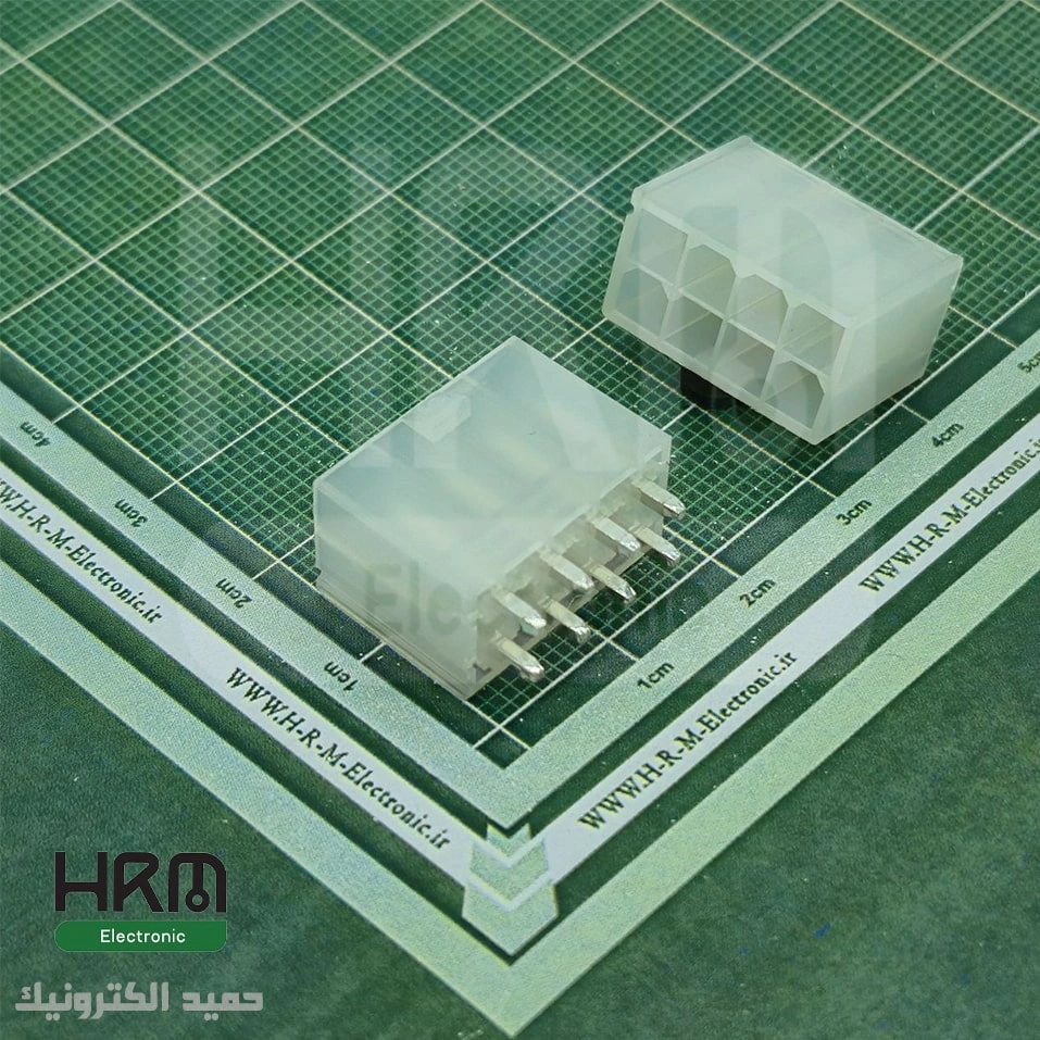 کانکتور مولکسی 8 پین نر صاف ATX (2*4)