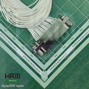 J30J دی کانکتور 37ZKP سیمدار 20cm برند QIANGTS