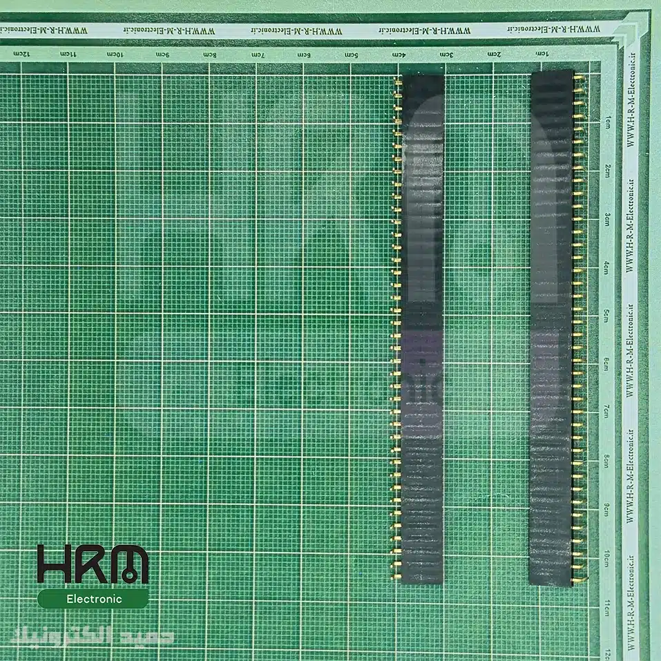 پین‌هدر مادگی 40*1 پین رایت انگل (2.54mm)