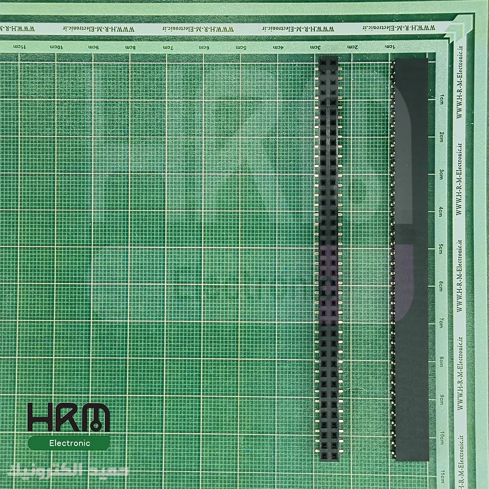 پین‌هدر مادگی 40*2 پین SMD اتصال سطحی (2.54mm)