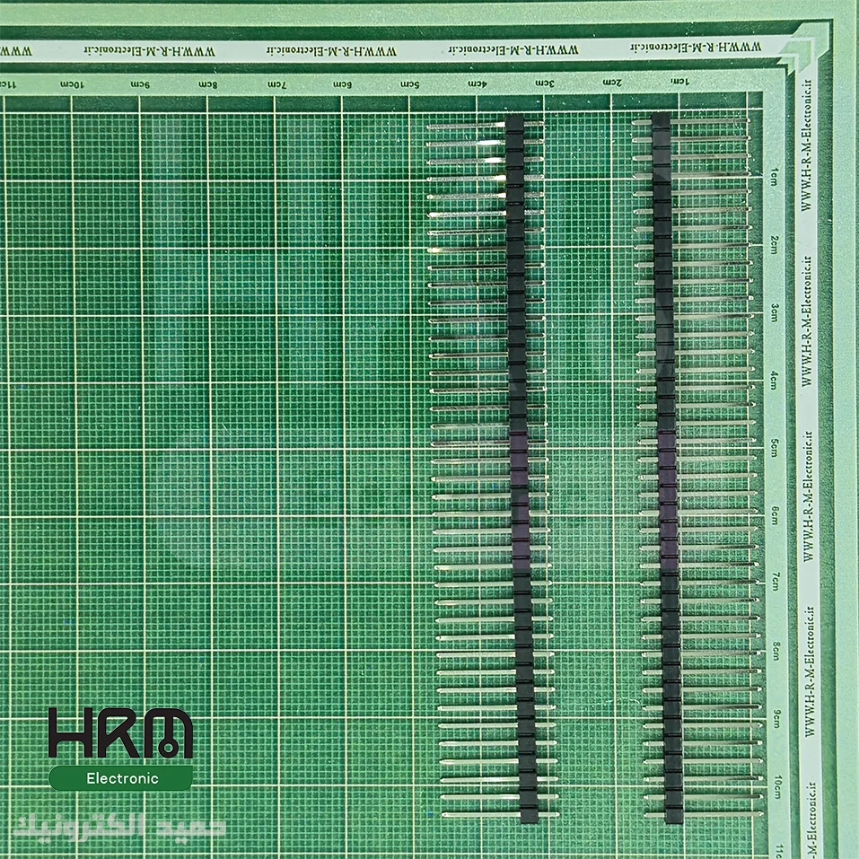 پین‌هدر نری 40*1 پین صاف 17 میلی‌متر (2.54mm)
