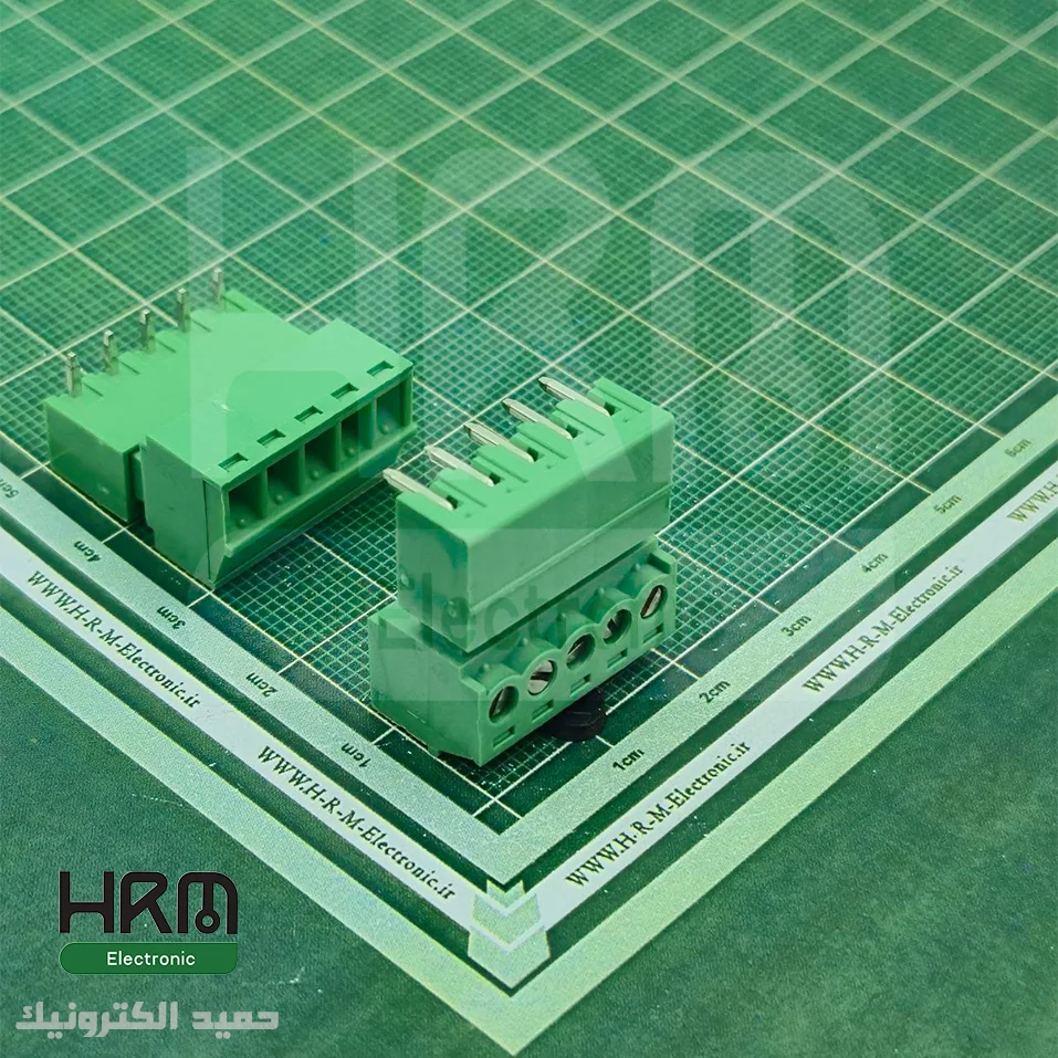 ترمینال فونیکس (PTR) نر رایت و ماده 5 پین (3.81mm)